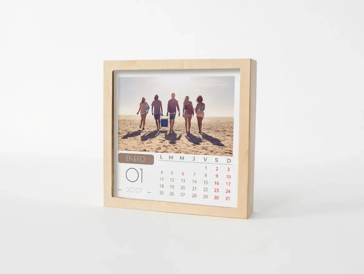 Calendario Buzón Beige